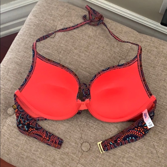 Colourful bikini top - push up - Picture 3 of 4